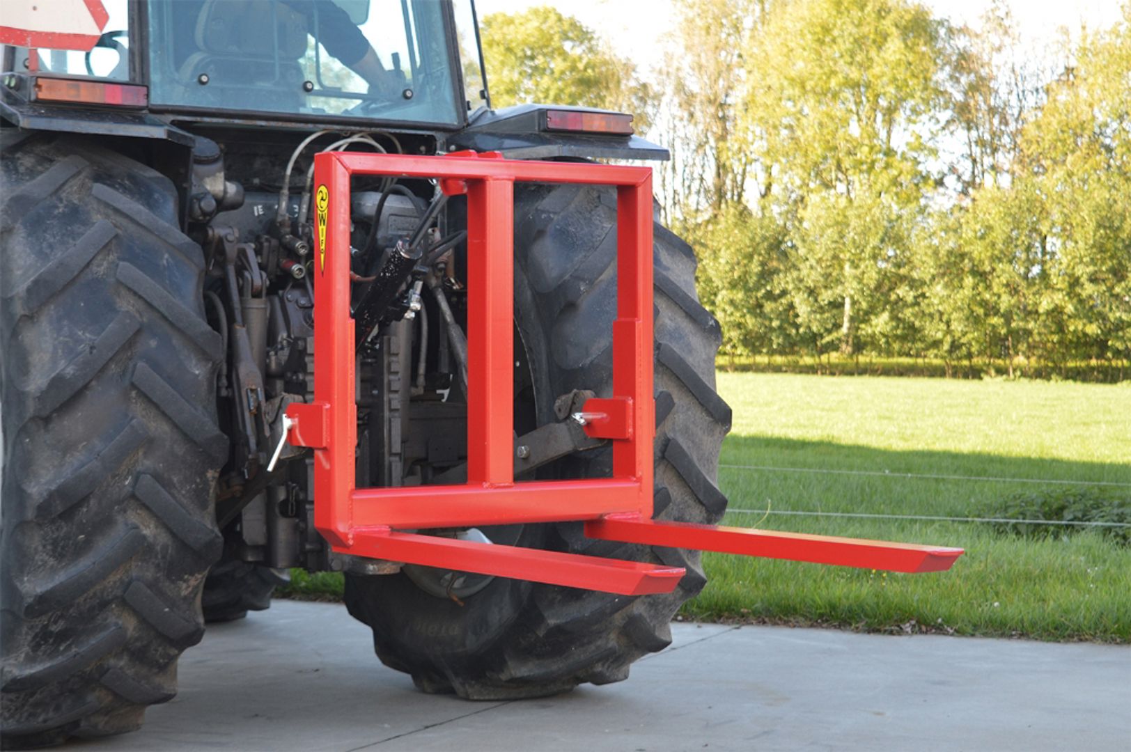 Palletdrager met vaste vorken Palletdrager met vaste vorken